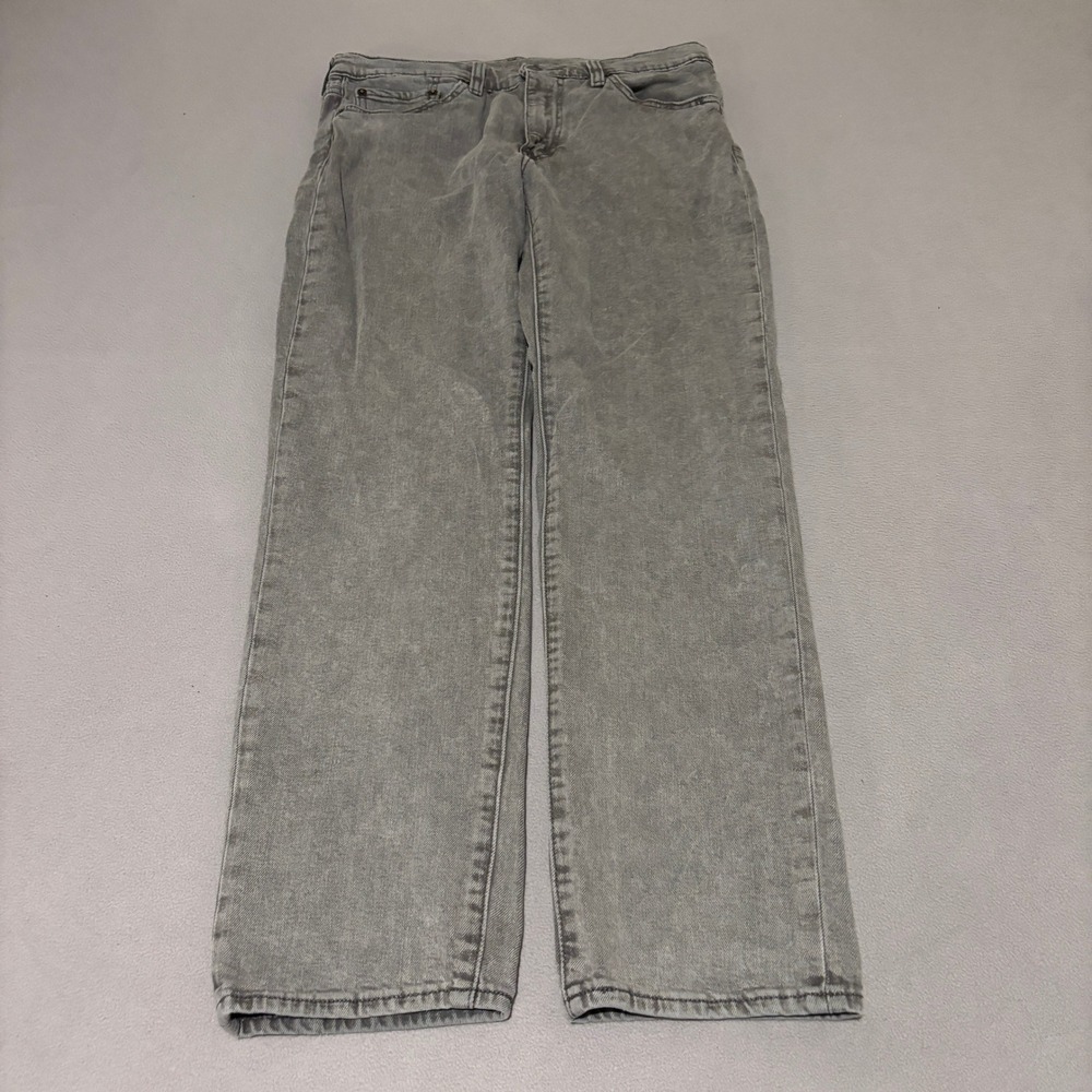 Levis Premium 511 Mens Athletic Taper Grey Acid Wash Jeans 32x30 Classic